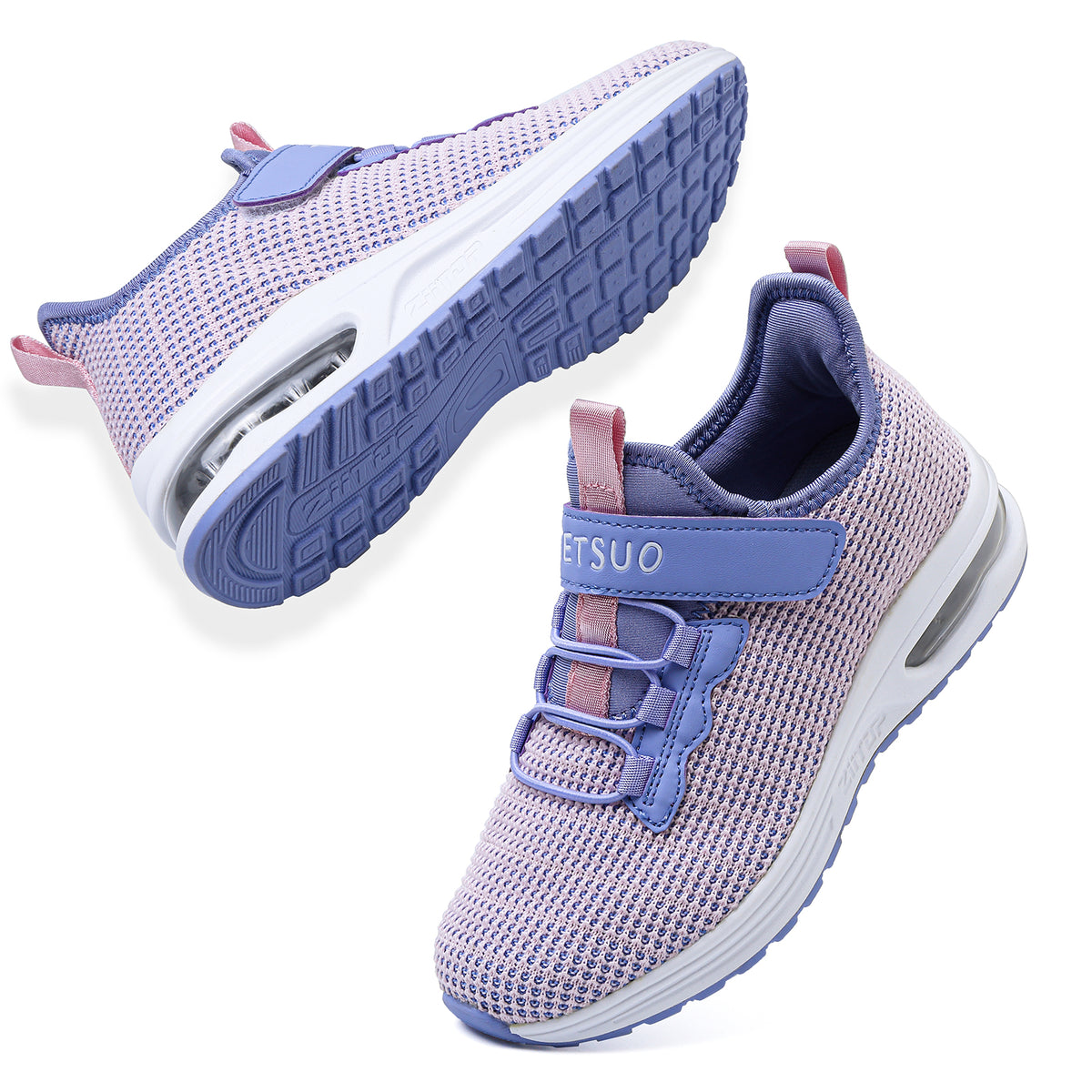 Kids Sneakers for Girls Athletic Running Shoes Lightweight Breathable Walking Shoes Slip on Sports Tennis Shoes for Toddler/Little Kid/Big Kid